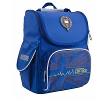 Рюкзак школьный ортопедический каркасный YES H-11 Oxford blue, 34*26*14 код: 553292