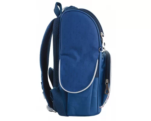 Рюкзак школьный ортопедический каркасный YES H-11 Cambridge blue 34*26*14 код: 553304