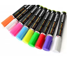 Набір крейдяних маркерів Santi, 8 кольорів, 9 шт в уп код: 310798