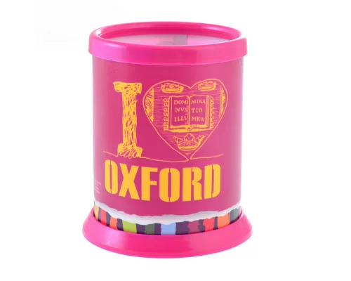 Стакан для письменных принадлежностей разборной Oxford розовый код: 470388