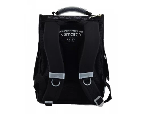 Рюкзак школьный ортопедический каркасный Smart PG-11 Iron bot, 34*26*14 код: 554537