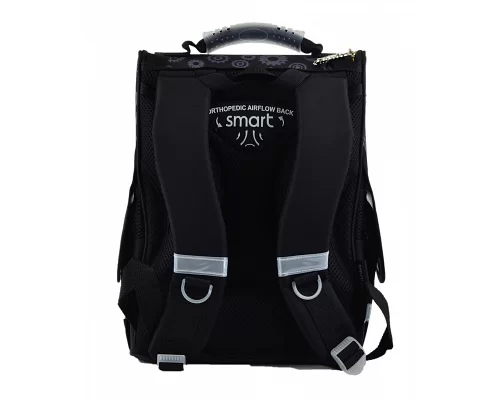 Рюкзак шкільний ортопедичний каркасний Smart PG-11 Iron bot, 34*26*14 код: 554537