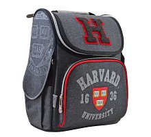 Рюкзак школьный ортопедический каркасный 1 Вересня H-11 Harvard, 33.5*26*13.5 код: 555138