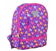 Рюкзак детский дошкольный YES K-21 Hearts, 27*21.5*11.5 код: 555314
