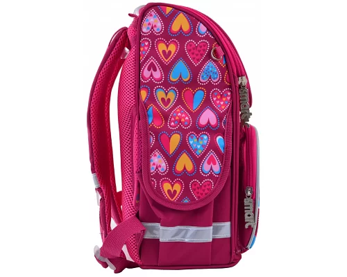 Рюкзак школьный ортопедический каркасный Smart PG-11 Hearts Style код: 555920
