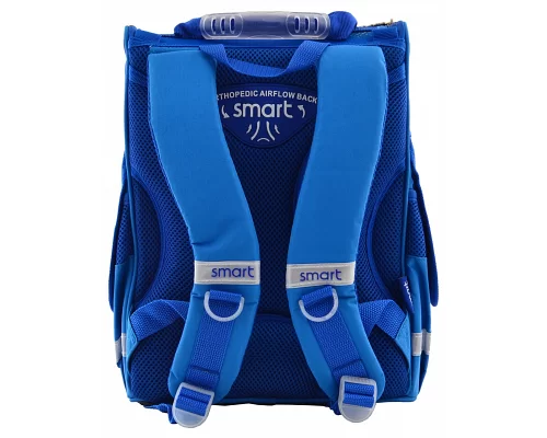 Рюкзак школьный ортопедический каркасный Smart PG-11 Big Wheels код: 555971