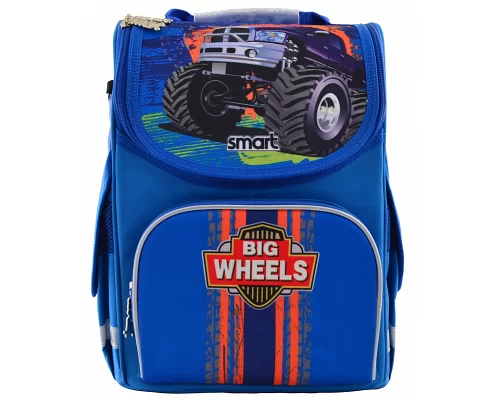 Рюкзак шкільний ортопедичний каркасний Smart PG-11 Big Wheels код: 555971