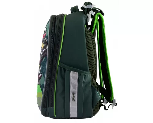 Рюкзак школьный ортопедический каркасный 1 Вересня H-25 Tmnt код: 556203