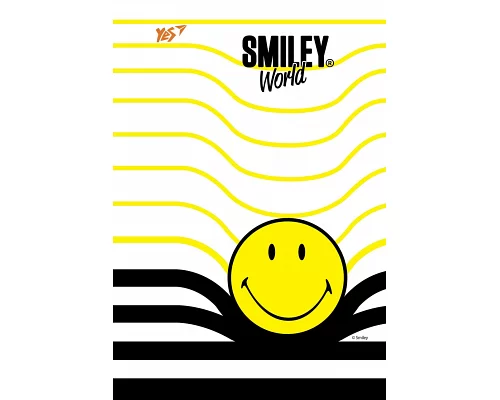 Зошит В6/144 пл. обл. Smiley Stripes YES код: 681309