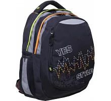 Рюкзак школьный ортопедический для подростка YES Т-22 Pulse 40*34*24см код: 552620