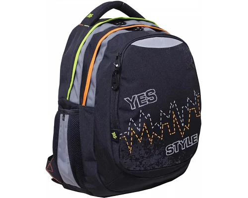 Рюкзак школьный ортопедический для подростка YES Т-22 Pulse 40*34*24см код: 552620