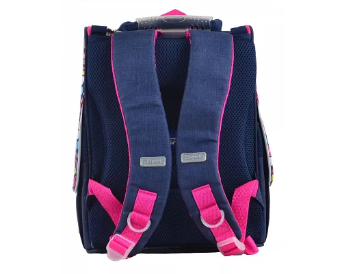 Рюкзак школьный ортопедический каркасный YES H-11 MTY jeans 33.5*26*13.5 код: 555184