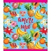 Тетрадь школьная А5/12 лин. YES неон+мат. ламинация+софт-тач Tropical vibes тетрадь набор 10 шт. код: