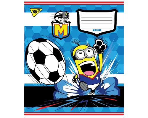 А5/12 лін. YES MINIONS GOAL зошит учн. набір 25 шт. код: 764500