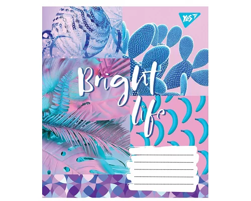 А5/36 лін. YES BRIGHT LIFE зошит для записів набір 15 шт. код: 764123