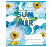 Тетрадь школьная А5/18 кл. 1В SUMMER FLOWER, набор 25 шт., код: 764539