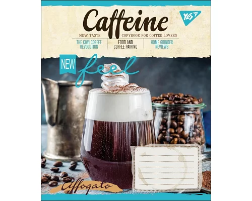 А5/36 лін. YES CAFFEINE, зошит для записів , набір 15 шт., код: 764749