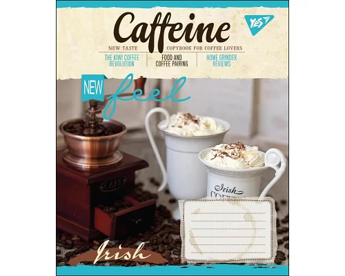 А5/36 лін. YES CAFFEINE, зошит для записів , набір 15 шт., код: 764749