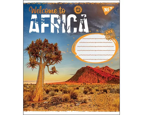 А5/60 кл. YES AFRICA зошит для записів набір 10 шт. код: 764788