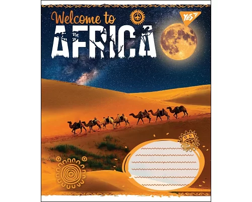 А5/60 кл. YES AFRICA зошит для записів набір 10 шт. код: 764788