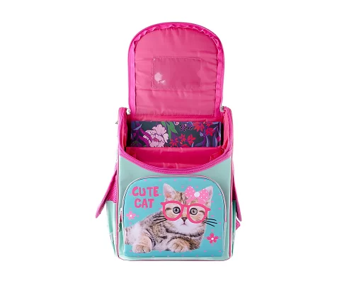 Рюкзак шкільний каркасний SMART PG-11 Cute Cat , код: 558052