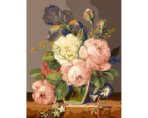 Картина за номерами Натюрморт з трояндами
