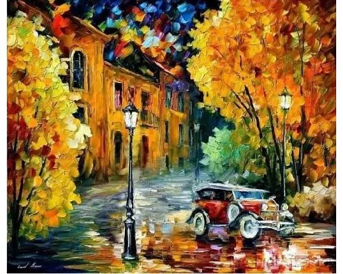 Картина по номерам Янтарные краски осени в кор. 40*50см, Dreamtoys код: DT-1677