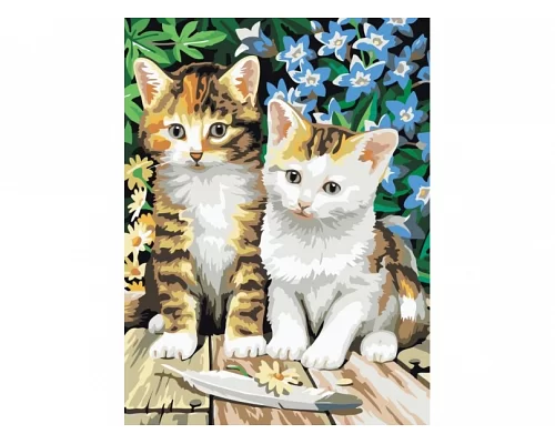 Картина за номерами Кошенята 40*50см, в коробці Dreamtoys код: DT-181