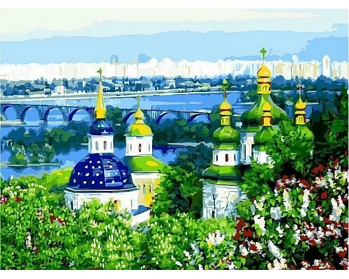 Картина за номерами Київська Лавра в кор. 40*50см Dreamtoys код: DT-1959