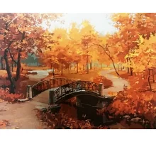 Картина за номерами Золота осінь 40*50см, в коробці Dreamtoys код: DT-287