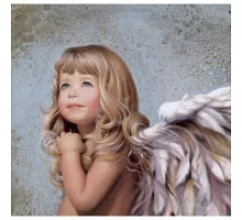 Картина за номерами Білявий ангел 40*50см, в коробці Dreamtoys код: DT-338