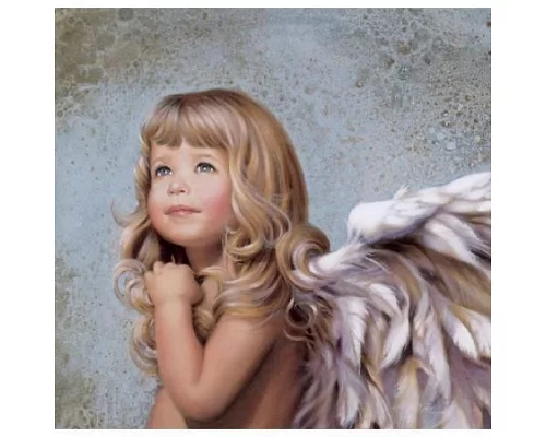 Картина за номерами Білявий ангел 40*50см, в коробці Dreamtoys код: DT-338
