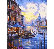 Картина по номерам Вечерняя Венеция 40*50см в коробке Dreamtoys код: DT-439