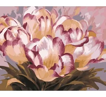 Картина по номерам Нежные тюльпаны