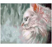 Картина по номерам Снежный кот