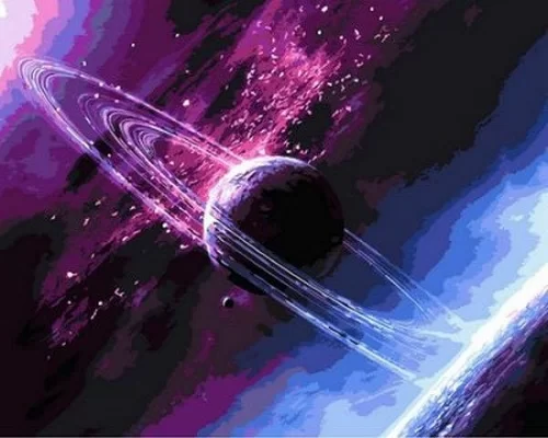 Картина по номерам Кольца Сатурна 