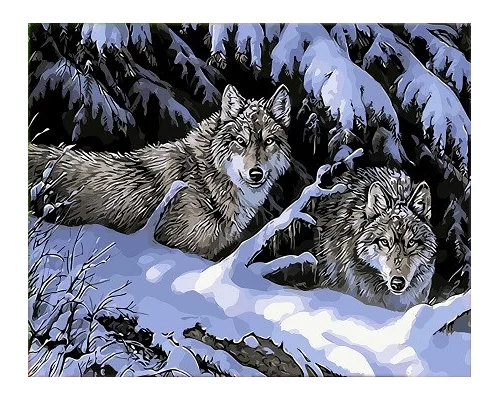 Картина по номерам Волчье братство