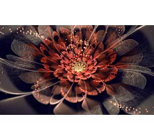 Алмазная мозаика Сияющий цветок, 30*40см, без рамки, в кор. 39*8*5см