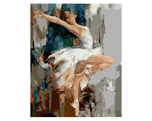Картина по номерам Балерина, в термопакете 40*50см код: VA-0900