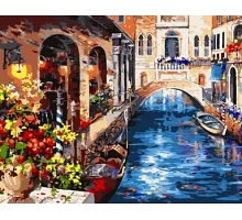 Картина по номерам Венеция, в термопакете 40*50см код: VA-0195