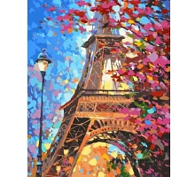 Картина по номерам Красочный Париж, в термопакете 40*50см код: VA-2181