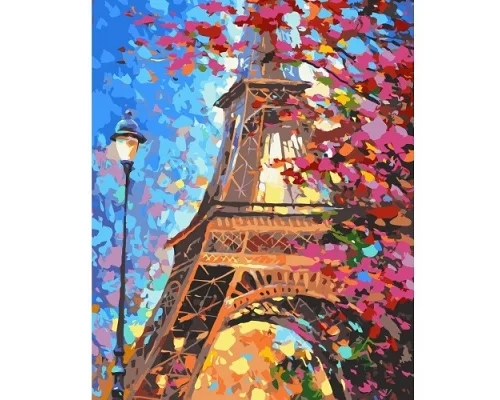 Картина по номерам Красочный Париж, в термопакете 40*50см код: VA-2181