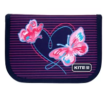 Пенал з наповненням Kite Education Butterflies K21-622H-3 1 відділення 2 одвороту)