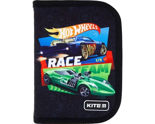 Пенал з наповненням Kite Education Hot Wheels HW21-622H 1 відділення 2 одвороту