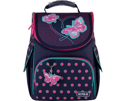 Рюкзак школьный каркасный Kite Education Butterflies K21-501S-3