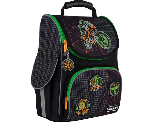 Рюкзак школьный каркасный Kite Education Motocross K21-501S-2