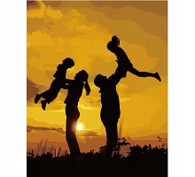 Картина за номерами Щаслива сім'я в Термопакет 40 * 50см (VA-2653)