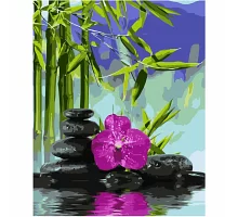 Картина за номерами Орхідея у воді в Термопакет 40 * 50см (VA-0332)