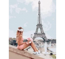 Картина за номерами Літо в Парижі в Термопакет 40 * 50см (GX36130)