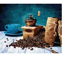 Картина по номерам Магия кофе в термопакете 40*50см (GX29455)